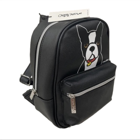 NWT Marc Tetro BOSTON TERRIER Mini Backpack - Picture 1 of 4